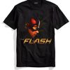 The Flash Justice League DC comics Black Tshirt