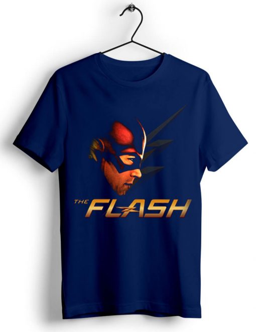 The Flash Justice League DC comics Blue Navy Tshirt