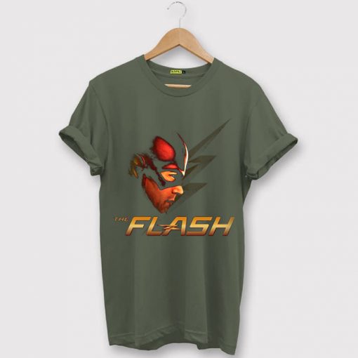 The Flash Justice League DC comics Green ArmyTshirt