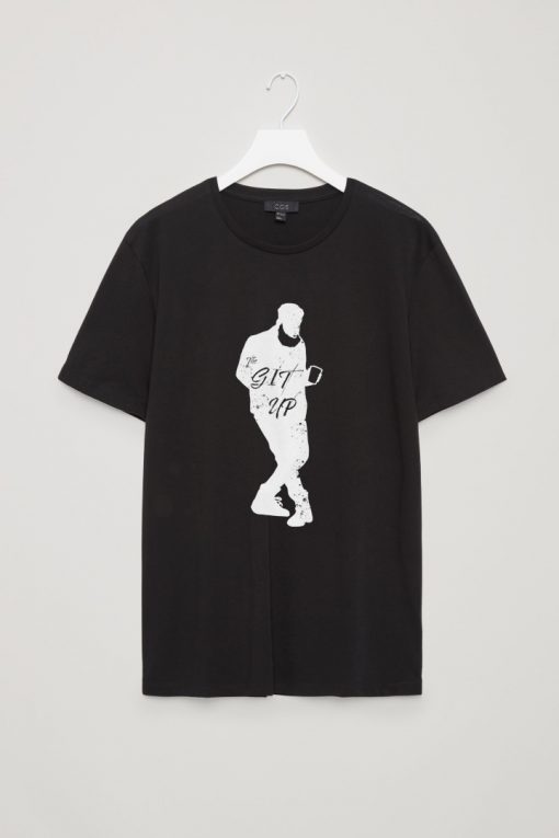 The Git Up Style Logo Black Tees