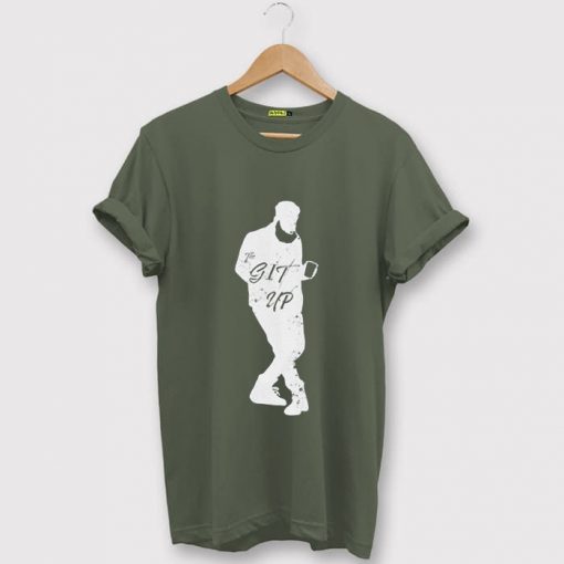 The Git Up Style Logo Light Green Tees