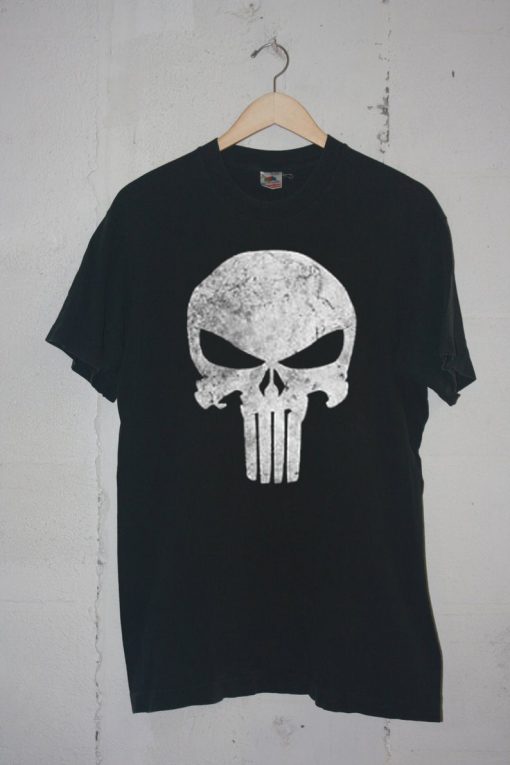 The Punisher Distresskull T Shirt