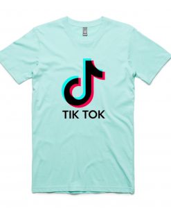 TikTok Shirt Green Aqua