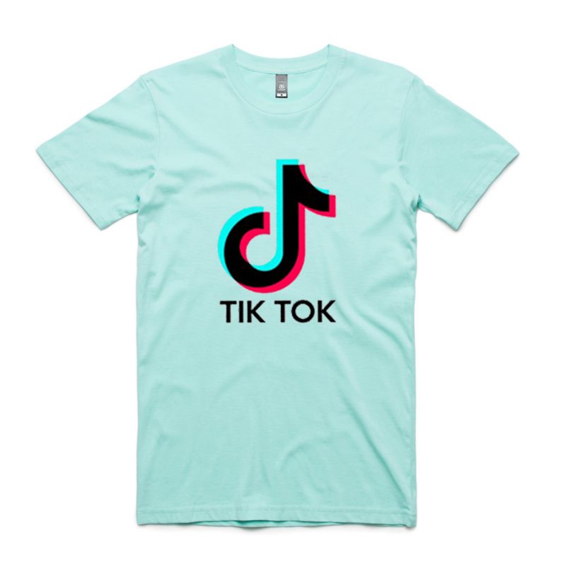 TikTok Shirt Green Aqua