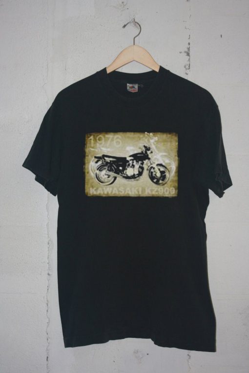 Vintage Kawasaki KZ900 T Shirt Black