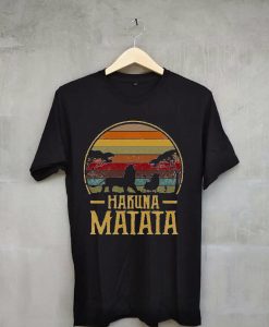 Vintage The Lion Simba King Hakuna-Matata Black