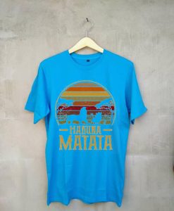 Vintage The Lion Simba King Hakuna-Matata Blue