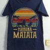 Vintage The Lion Simba King Hakuna-Matata Blue Navy