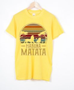 Vintage The Lion Simba King Hakuna-Matata Yellow