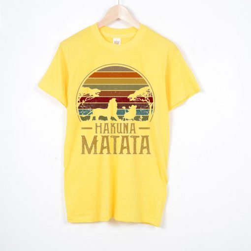 Vintage The Lion Simba King Hakuna-Matata Yellow