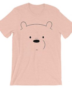 We Bare Bears Ice Bear T Shirt Pink