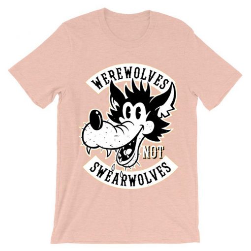 Wearwolves NOT swearwolves Pink tees