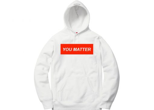 You Matter Unisex White Hoodie