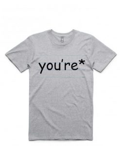 You’re Art Paper Grey Tshirts