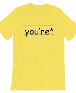 You’re Art Paper YellowTshirts