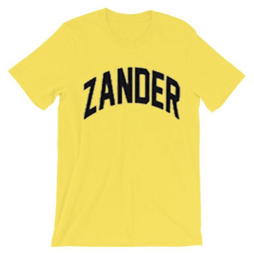 Zander Yellow Tshirts.