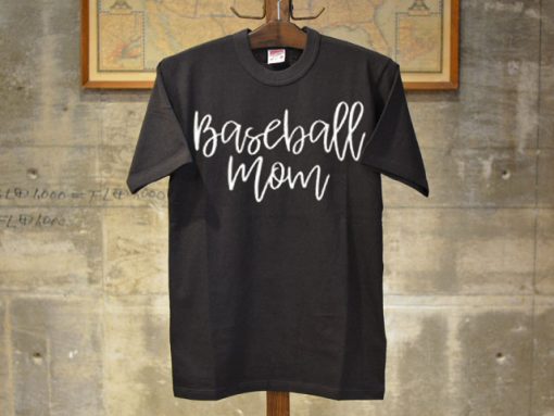 baseball mom black t shirts