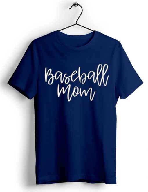 baseball mom blue navy t shirts