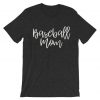 baseball mom grey asphalt t shirts