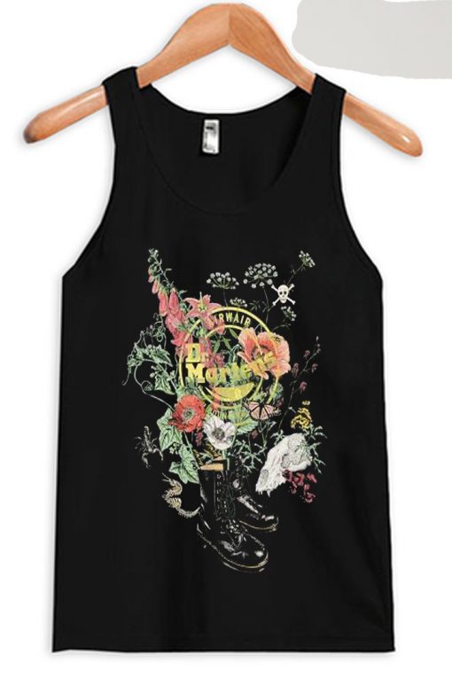 botanical dr marteen black tank top