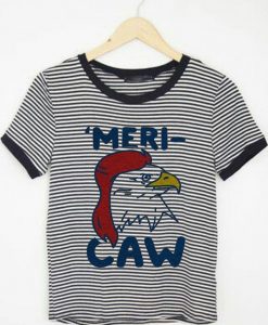 merry claw woman zebra ringer black t shirts