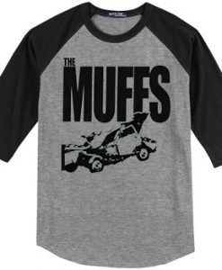 the Muffs Grey Black sleeves raglan t shirts