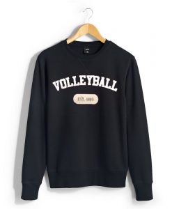 volley ball est 1895 black sweatshirts