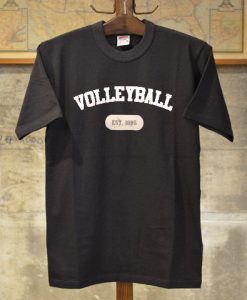 volley ball est 1895 black t shirts