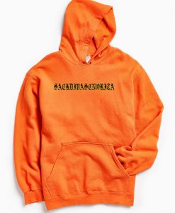 ARIANA GRANDE ORANGE HOODIE