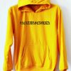 ARIANA GRANDE YELLOW HOODIE