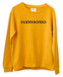 ARIANA GRANDE YELLOW SWEATSHIRT