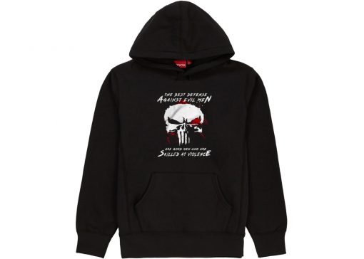 Are Good Men Who Are Skilled At Violence The Punisher black hoodie