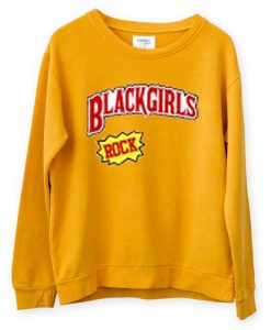 Black Girls Rock gold yellow Unisex Sweatshirts