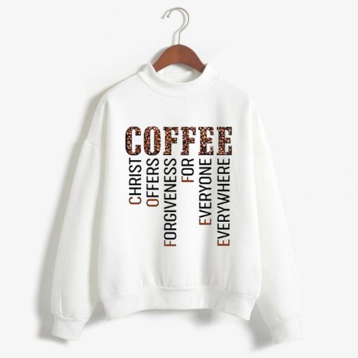 COFFEE WHITE SWEATSHIRTS