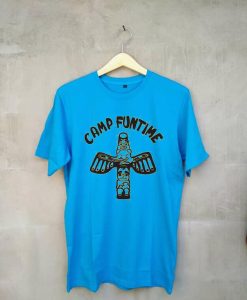 Camp Funtime blue t shirts