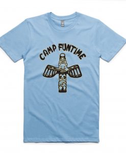 Camp Funtime yellow blue sea t shirts