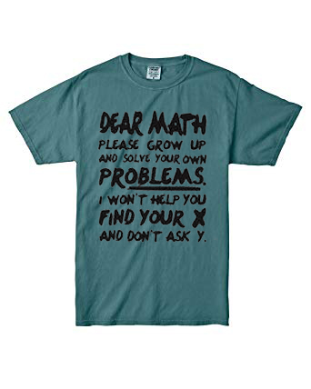 dear math t shirt