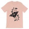 Flowers design pink t tees