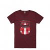 Ford GT 2005-2006 white line maroon tees