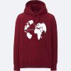 GO BGO BE LOVE Maroon HoodieE LOVE Maroon Hoodie