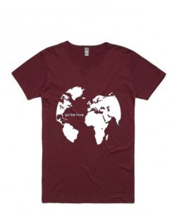 GO BE LOVE Maroon Tees