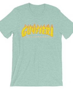 Guy Fieri X Thrasher blue sea t shirts