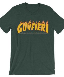 Guy Fieri X Thrasher green t shirts