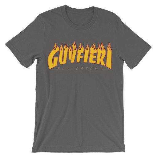 Guy Fieri X Thrasher grey shoft t shirts