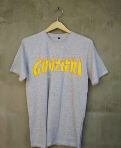 Guy Fieri X Thrasher grey t shirts