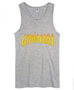 Guy Fieri X Thrasher grey tank top