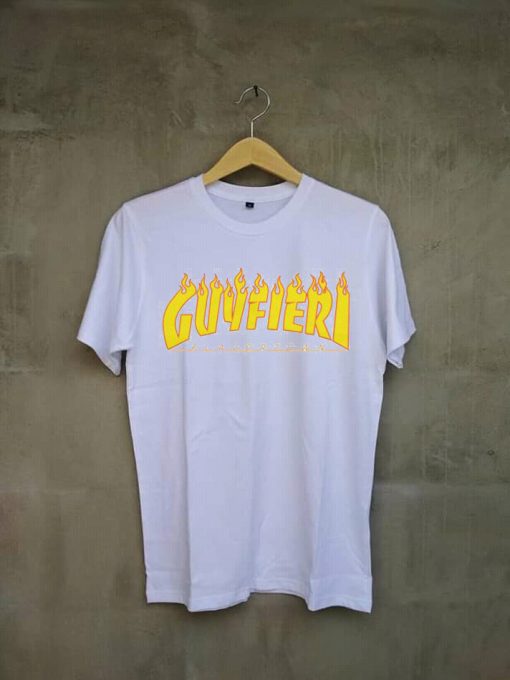 Guy Fieri X Thrasher white t shirts