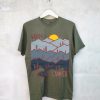 Happy Camper Green army tees