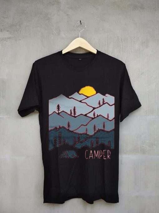 Happy Camper black tees