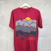 Happy Camper maroon tees